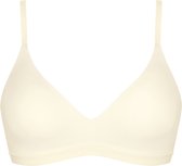 Sloggi Dames WOW Comfort 2.0 Voorgevormde BH Zonder Beugel Ecru White S+