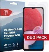 Rosso Screen Protector Ultra Clear Duo Pack Geschikt voor Samsung Galaxy A13 4G | TPU Folie | Case Friendly | 2 Stuks