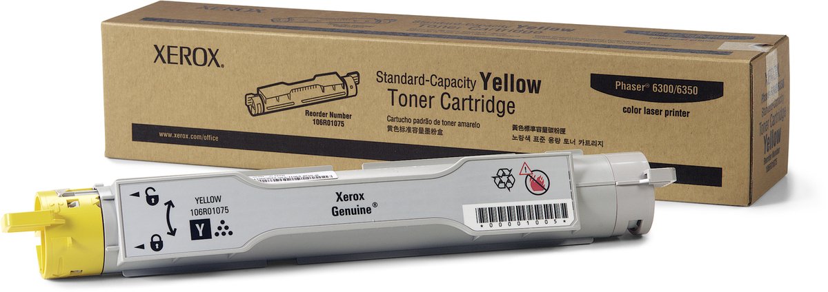 XEROX 106R01075 - Toner Cartridge / Geel / Standaard Capaciteit