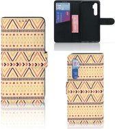 Wallet Book Case Xiaomi Mi Note 10 Lite GSM Hoesje Aztec Yellow