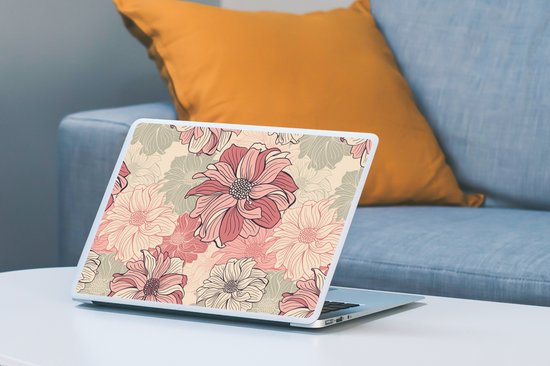 Autocollant pour ordinateur portable - 13,3 pouces - Motif - Bloem - Design - Années 1920