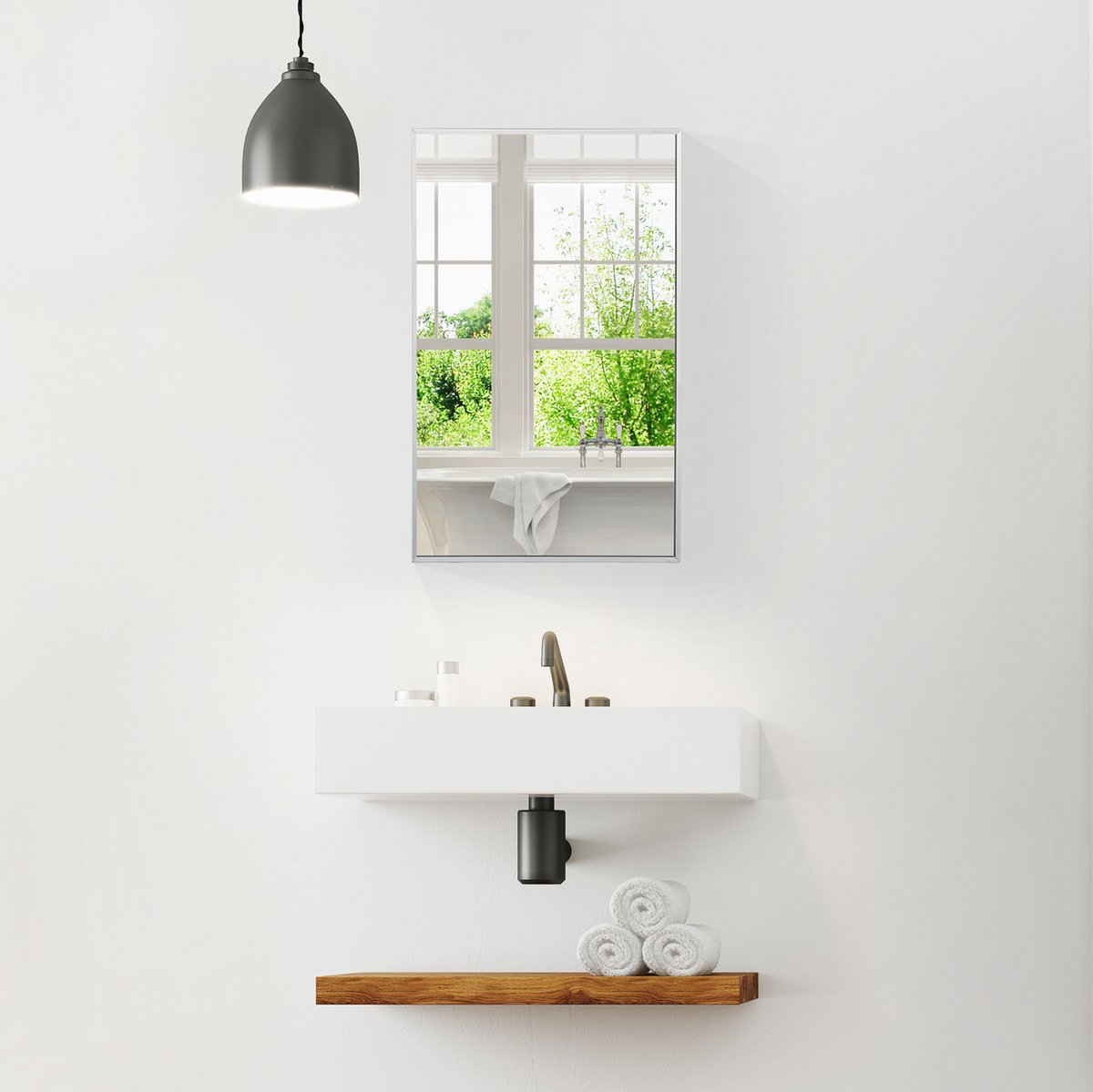 Hangkast met glasdeuren - meubels outlet Hangkast met glasdeuren - meubels outlet