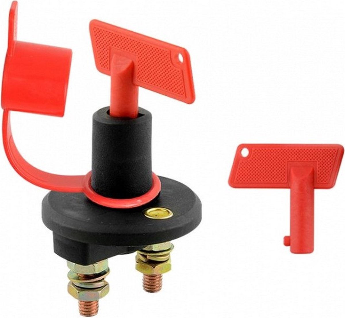 hoofdschakelaar 2polig 624 Volt 100 Amp‚àö√â¬¨¬Ære zwart/rood