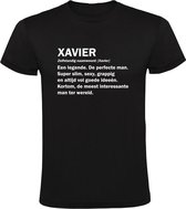Xavier grappig Heren t-shirt | verjaardag | cadeau | kado | shirt | Zwart