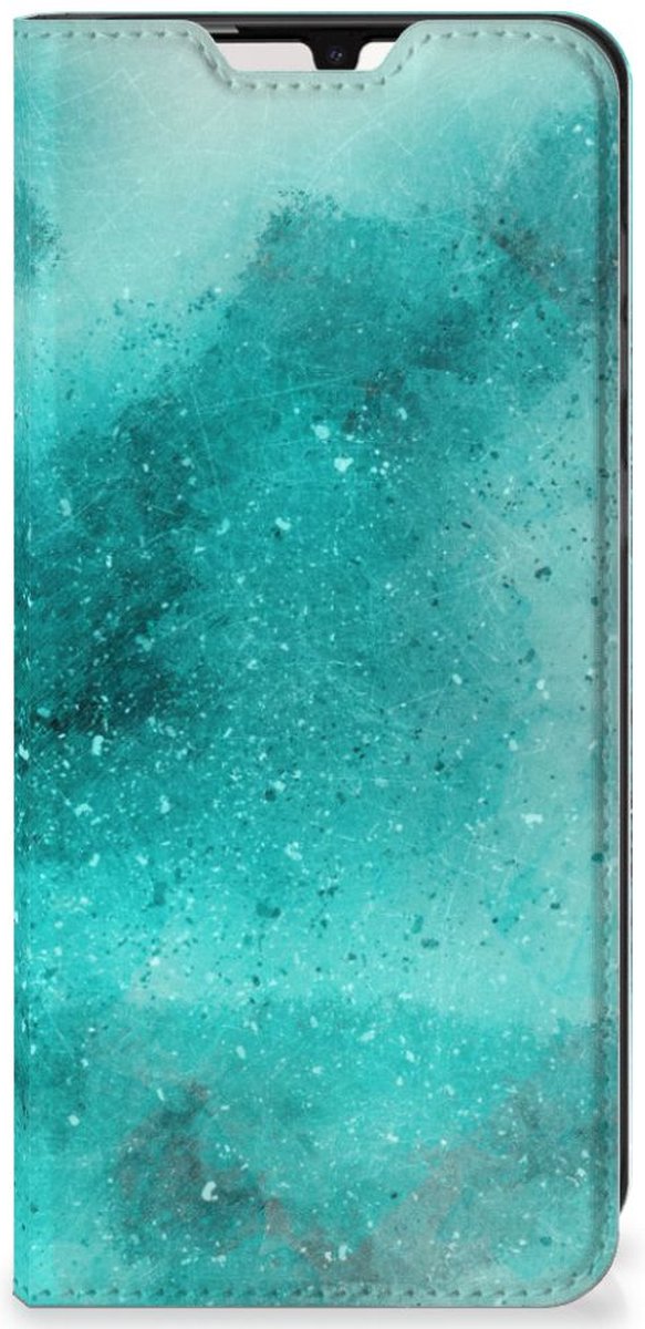 Bookcase Samsung Galaxy A33 5G Painting Blue