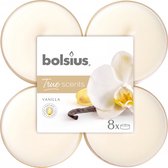 geurtheelichten True Scents Vanille 11,7 cm 8 stuks