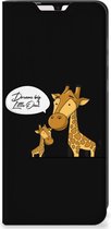 GSM Hoesje Geschikt voor Samsung Galaxy A33 5G Wallet Case Giraffe