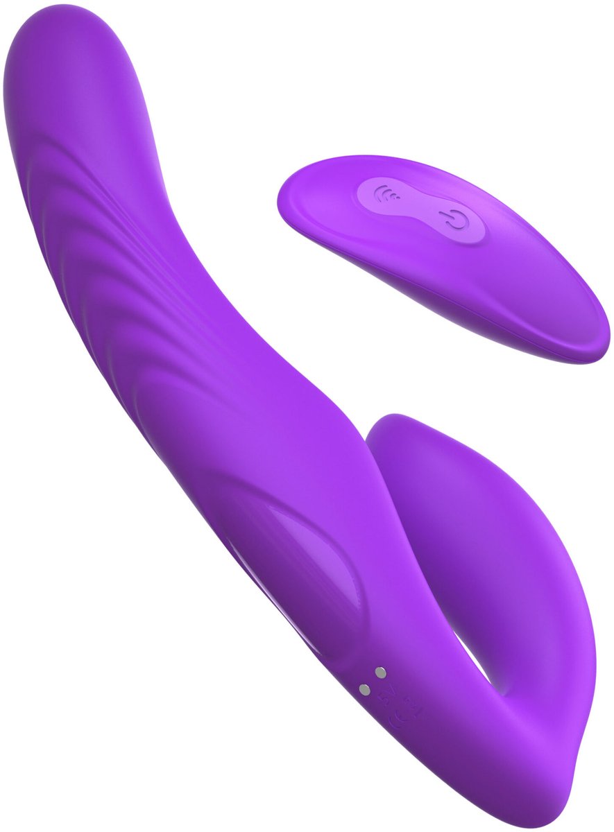 Haar Ultimate Strapless Strap-On Vibrator Lila