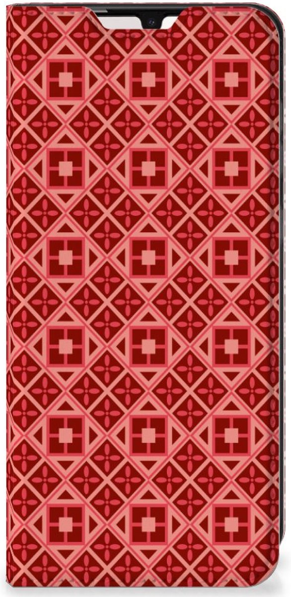 Samsung Galaxy A33 5G Hoesje met Magneet Batik Rood