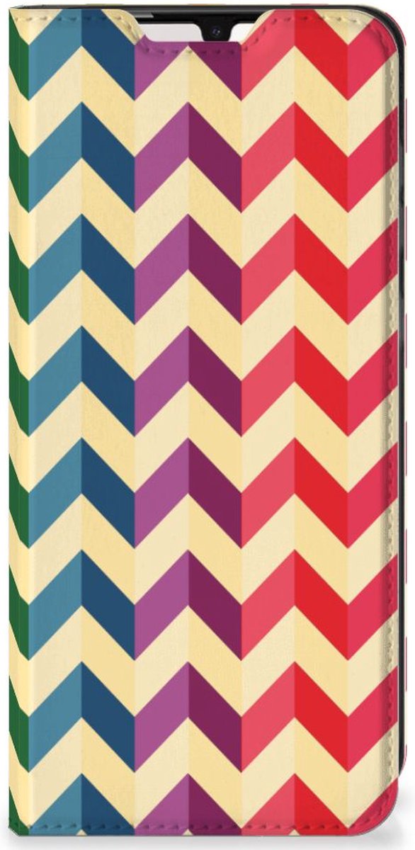 Samsung Galaxy A33 5G Hoesje met Magneet Zigzag Multi Color