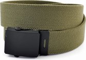 XXL Belts Herenriem Elastisch 2168 - Groen - 120 cm