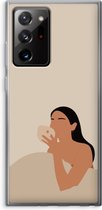 Case Company® - Samsung Galaxy Note 20 Ultra / Note 20 Ultra 5G hoesje - Fresh coffee - Soft Cover Telefoonhoesje - Bescherming aan alle Kanten en Schermrand