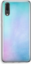 Case Company® - Huawei P20 hoesje - Mist pastel - Soft Cover Telefoonhoesje - Bescherming aan alle Kanten en Schermrand