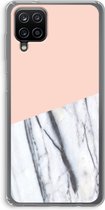 Case Company® - Samsung Galaxy A12 hoesje - A touch of peach - Soft Cover Telefoonhoesje - Bescherming aan alle Kanten en Schermrand