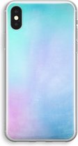 Case Company® - iPhone XS hoesje - Mist pastel - Soft Cover Telefoonhoesje - Bescherming aan alle Kanten en Schermrand