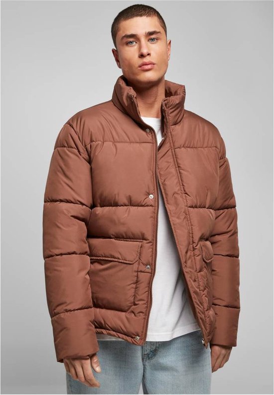 Urban Classics - Short Puffer Jacket - S - Bruin