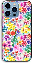 Case Company® - iPhone 13 Pro Max hoesje - Little Flowers - Biologisch Afbreekbaar Telefoonhoesje - Bescherming alle Kanten en Schermrand