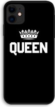 Case Company® - iPhone 11 hoesje - Queen zwart - Biologisch Afbreekbaar Telefoonhoesje - Bescherming alle Kanten en Schermrand