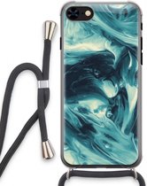 Case Company® - iPhone 7 hoesje met Koord - Dreaming About Whales - Telefoonhoesje met Zwart Koord - Extra Bescherming aan alle Kanten en Over de Schermrand