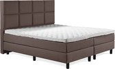 Boxspring Luxe 140x200 8 vlaks Bruin