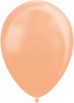 ballonnen parel 12 cm latex koraaloranje 100 stuks