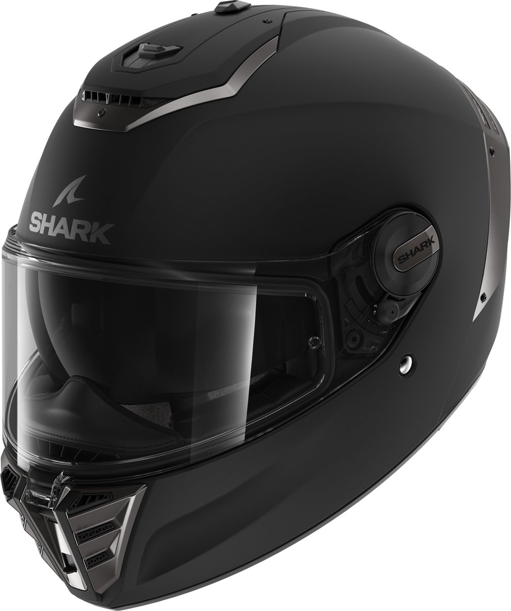 SHARK SPARTAN RS BLANK Motorhelm Integraalhelm Mat Zwart Mat - Maat XS