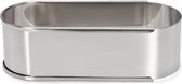 slofring verstelbaar 16-21 cm rvs zilver