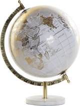 Globe de Décoration /globe or sur socle en marbre/étendard 22 x 30 cm - Landen/Continent Topographie
