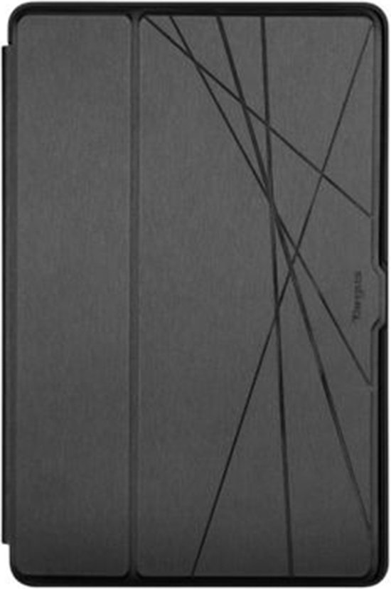 Targus Tablet Hoes Geschikt voor Samsung Galaxy Tab S7 FE / Tab S7 Plus / Tab S8 Plus - Targus Click-in Bookcase - Zwart
