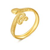 Twice As Nice Ring in 18kt verguld zilver, slang  58
