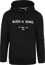 Bjorn Borg - Hoodie Zwart Logo - Maat L - Regular-fit