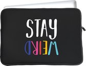 Geschikt voor Apple iPad Air 2022 Tablet Hoes - Stay Weird - Designed by Cazy