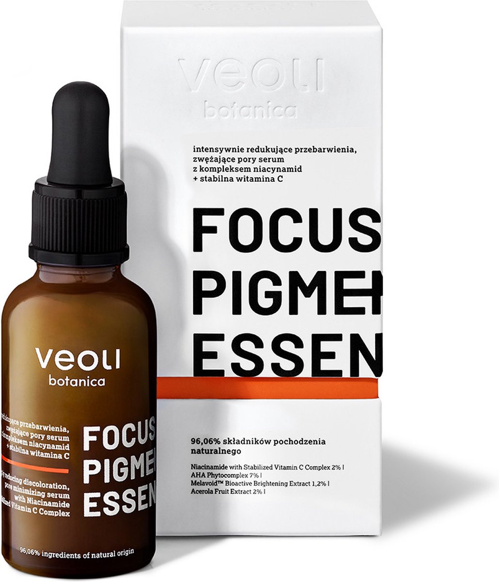 Focus Pigmentation Essence intensief verkleuringsreducerend en poriënverkleinend serum met niacinamide + stabiel vitamine C complex 30ml