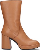 Omoda Lprexi-01 Enkellaarsjes - Enkelboots met rits - Dames - Cognac - Maat 37