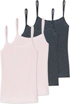 Schiesser Dames spaghettitopje 4 pack Modal Essentials