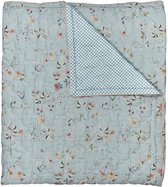 Pip Studio Tokyo Blossom light blue quilt - 180x260 cm