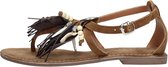 Lazamani Sandalen cognac - Maat 40