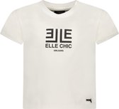 Elle Chic meiden t-shirt Normy Girlgang Off White