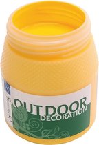 Decoratieverf - Buitenverf - Geel - Outdoor Verf - 250 ml