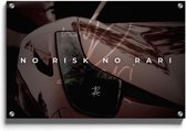 Walljar - No Risk No Rari Part 2 - Muurdecoratie - Plexiglas schilderij