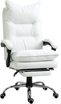 Bol.com Vinsetto Kantoorstoel in hoogte verstelbare schrijftafelstoel draaistoel 90°-155° rugleuning PU 921-335 aanbieding