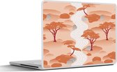 Laptop sticker - 15.6 inch - Tuin - Japan - Patroon - Azië - 36x27,5cm - Laptopstickers - Laptop skin - Cover