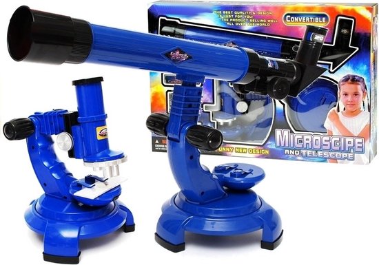 Afbeelding van het spel Telescoop - Microscoop - voor kinderen - blauw