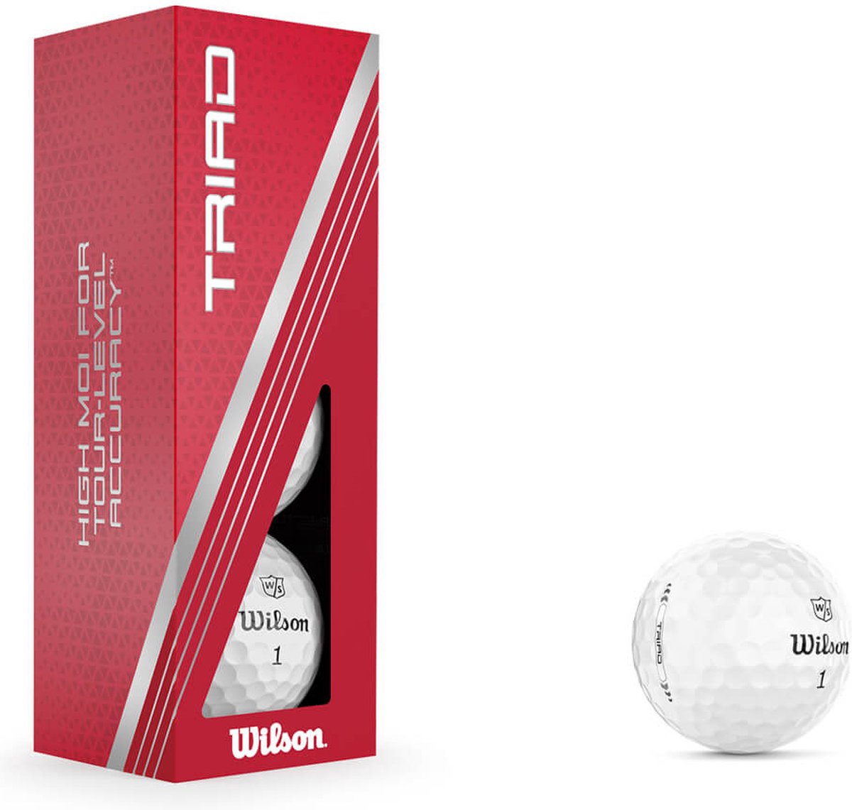 Wilson Staff Triad Golfballen - 12 stuks - Wit