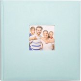 fotoalbum hardcover 29 x 29 cm blauw 100 pagina's