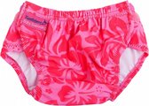 zwemluier Aquanappy meisjes roze/ rood one-size