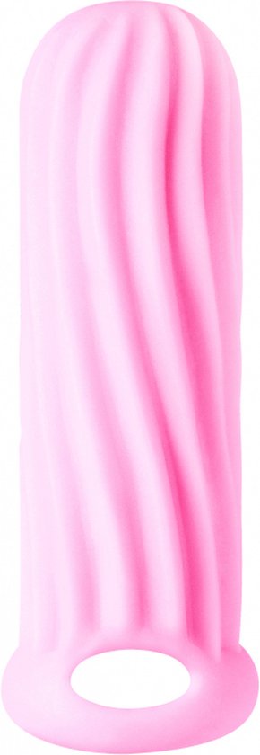 Foto: Penis sleeve penisverlenger penis extender flexibel stretch homme wide 11 15 cm roze