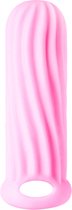 Penis Sleeve - Penisverlenger - Penis Extender - Flexibel - Stretch - Homme - Wide - 11-15 cm - Roze