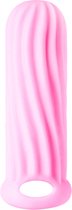 Gaine pénienne - Penis Extender - Penis Extender - Flexible - Stretch - Homme - Large - 11-15 cm - Rose