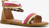 Meisjes sandalen met luipaardprint - Bruin - Maat 30